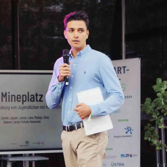 Daniel Marcel Khalil präsentiert Mineplatz-Projekt in Hannover
